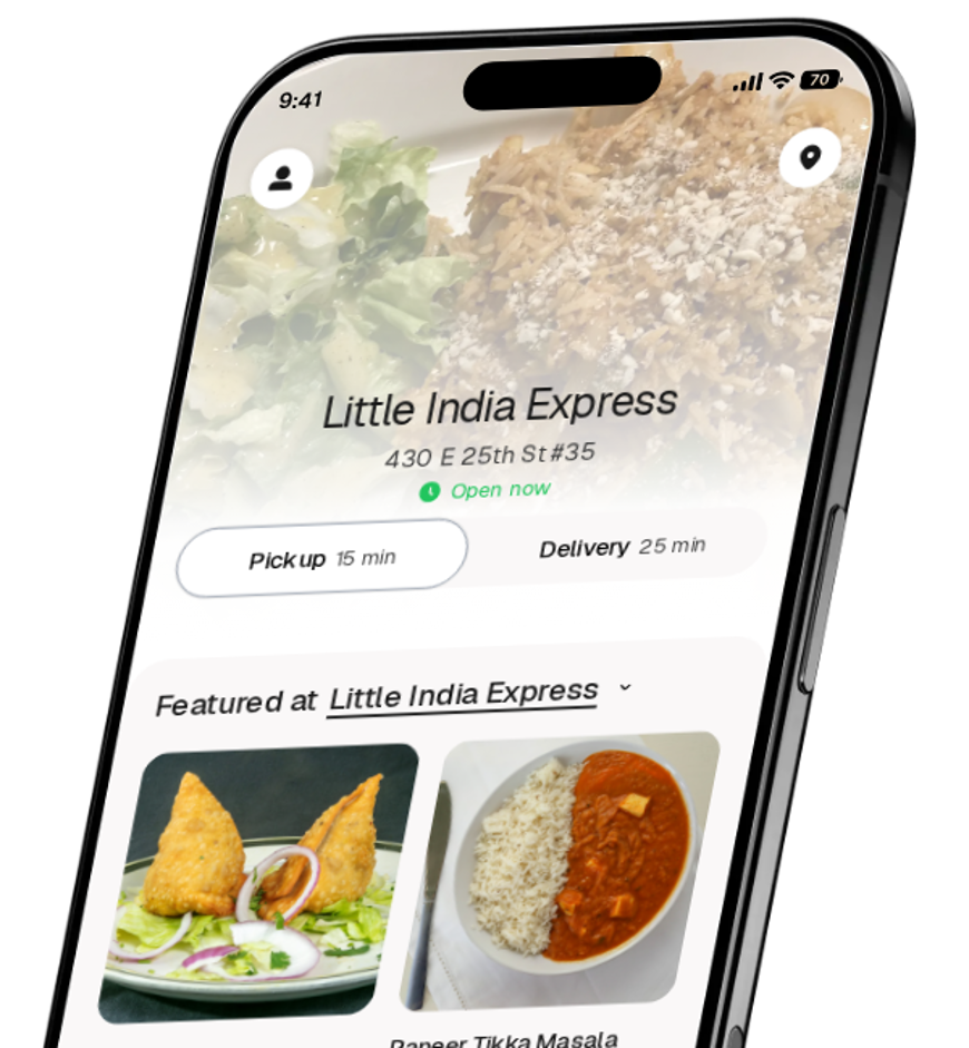 Little India Express app preview